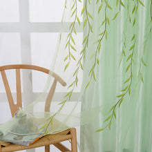 Exquisite Transparent Printed Curtains